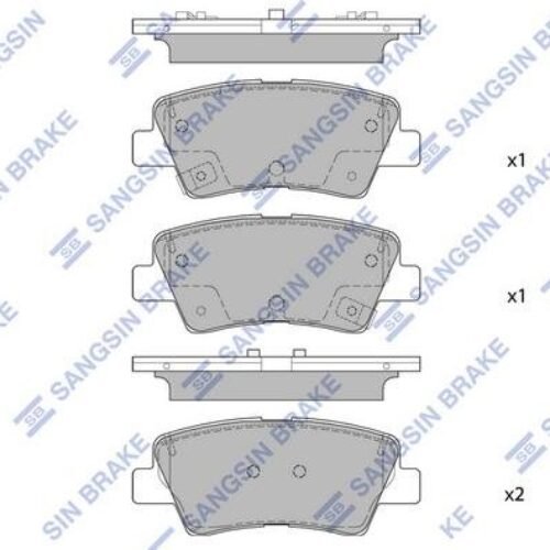 Hi-Q SP1851 – Əyləc altlığı dəsti, əyləc diski